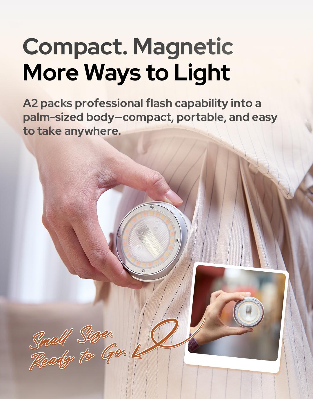 Photography Lighting Brands - Godox A2 – magnetyczna lampa błyskowa
