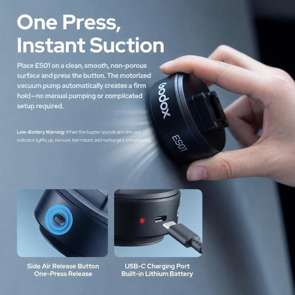 Godox ES01 Zmotoryzowany uchwy – Photography Lighting Description recenzja i cena